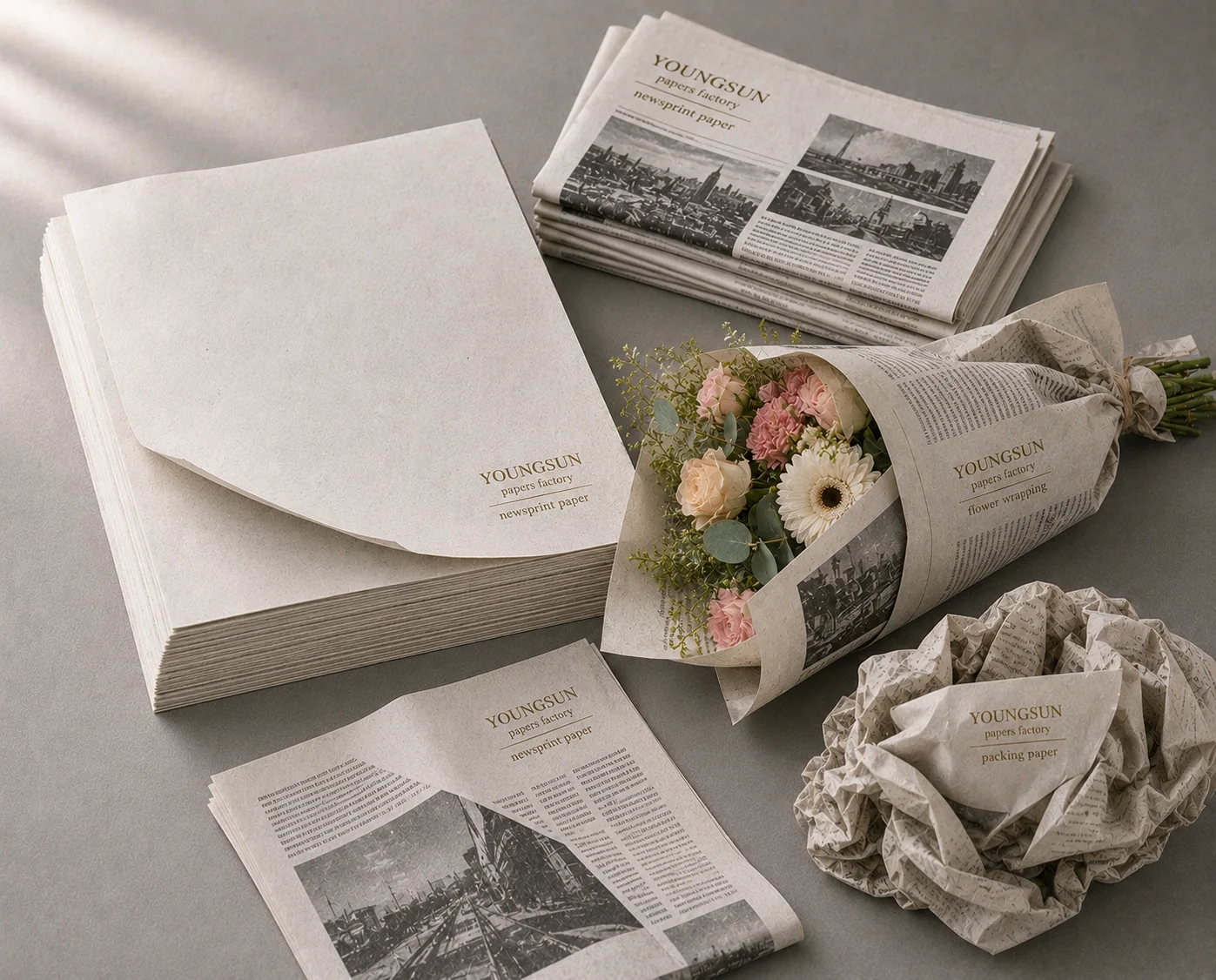 Newsprint supplied by YOUNGSUN PAPER
