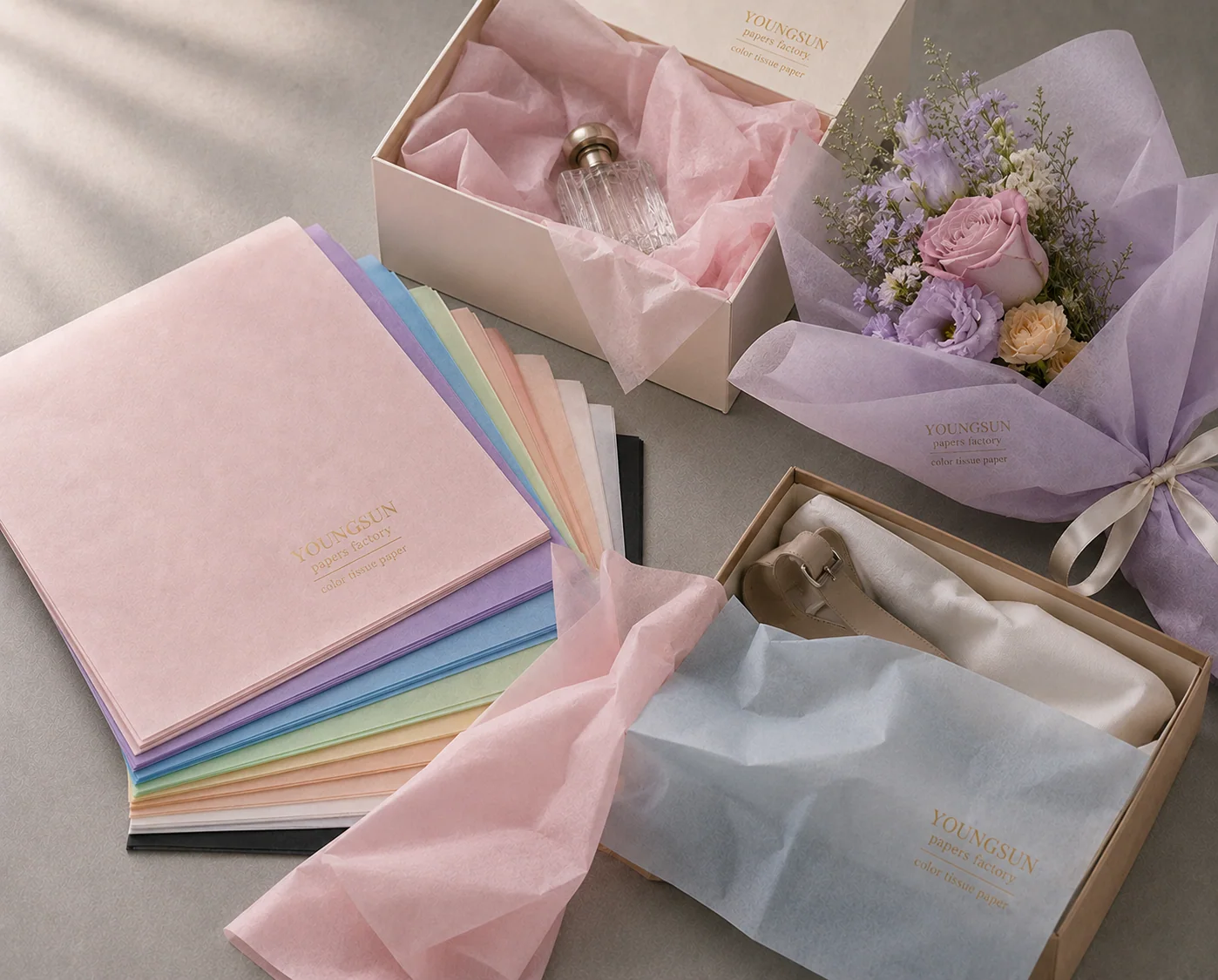 Color Tissue Paper supplied by YOUNGSUN PAPER
