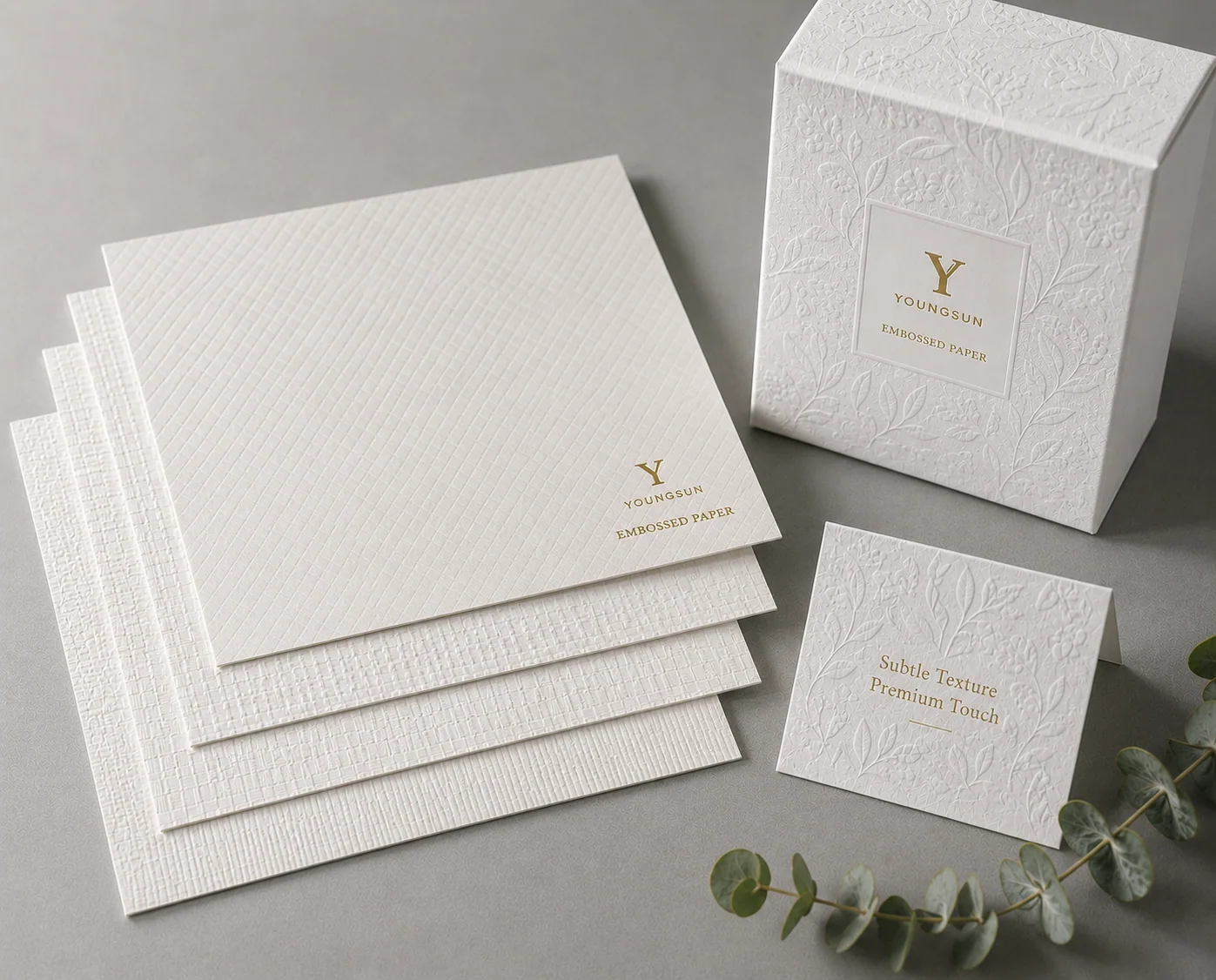 Embossed Paper supplied by YOUNGSUN PAPER