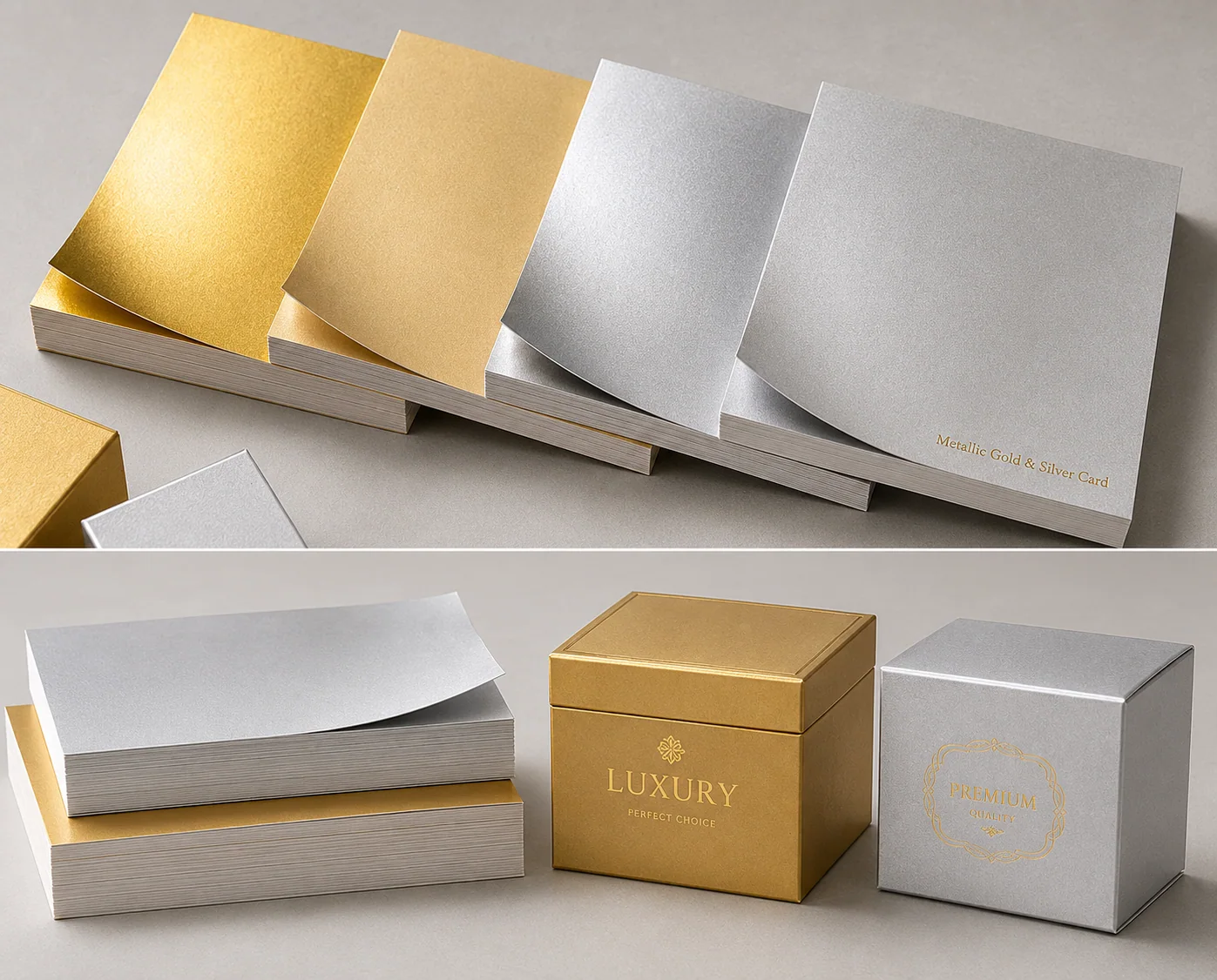 Gold & Silver Card Paper supplied by YOUNGSUN PAPER