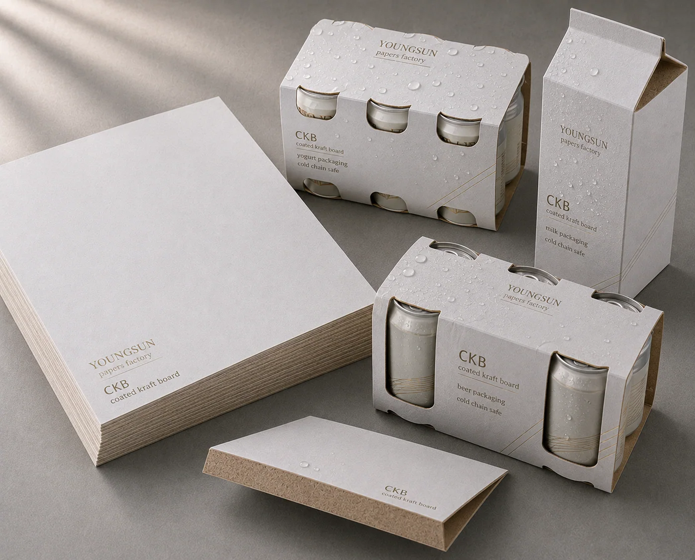 CKB (Coated Kraft Back) supplied by YOUNGSUN PAPER